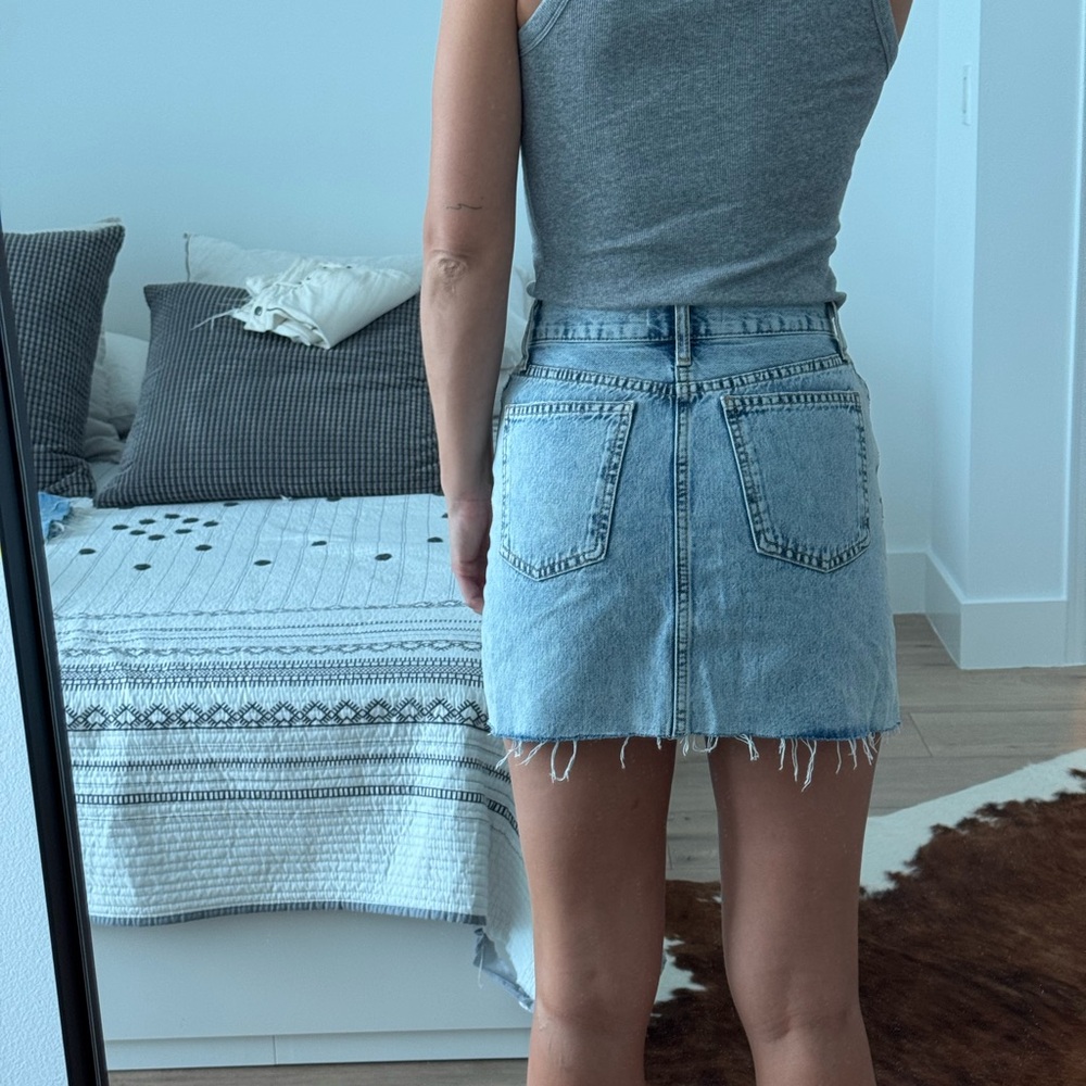 Mango Denim Mini Skirt - Picture 3 of 6